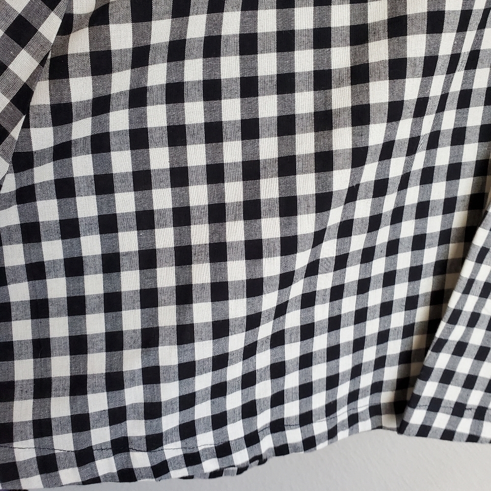 Eva Franco Lace-up Gingham Skirt size S NWT - Picture 5 of 8